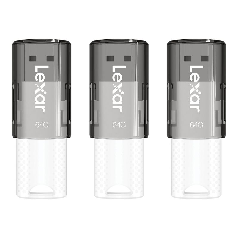 Lexar® JumpDrive® S60 64-GB USB 2.0 Flash Drive, 3 Count, 1 of 6