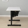NicBex Adjustable Drafting Printing Table with Wheels,0-75°Home Office Set with 1 Desk&1 Stool,Modern Drawing Desk,Home Workstation - 4 of 4