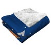 50"x60" MLB New York Yankees Mascot 2 Layer Silk Touch Faux Shearling Throw Blanket - 2 of 4