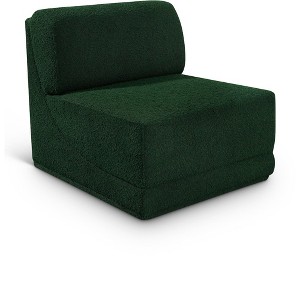 Meridian Furniture,Ollie Boucle Fabric Armless - 1 of 4
