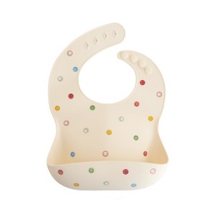 Mushie Silicone Baby Bib - 1 of 4