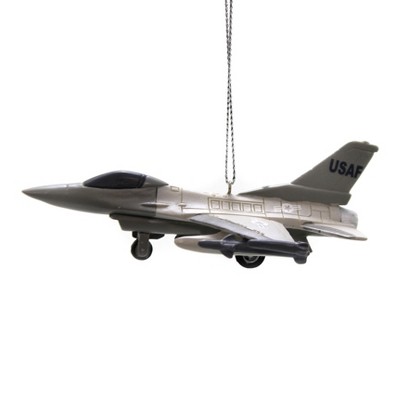 Holiday Ornament 1.5" Air Force Jet Flight Plane Defence  -  Tree Ornaments