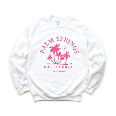 Simply Sage Market Women's Graphic Sweatshirt Palm Springs Palm Trees