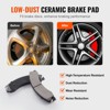 VEVOR Front Brake Kit Compatible with 2011-2019 Chevy Silverado GMC Sierra 2500 3500 HD, Drilled and Slotted Brake Rotors Ceramic Brake Pads - 4 of 4