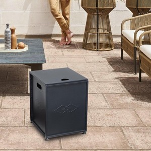Gas Cylinder Box - Portable Gas Cylinder Box, Gas Cylinder Safety Box, Gas Cylinder Protector, Outdoor Gas Cylinder Box, Gas Tank Storage Box - 1 of 4