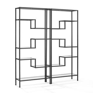 78" 2pc Sloane Etagere Set - Crosley - 1 of 4