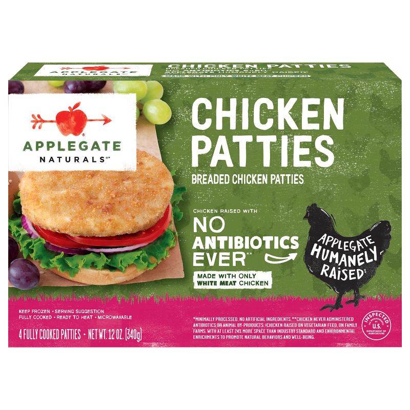 Applegate Chicken Patties - Frozen - 12oz, 1 of 6