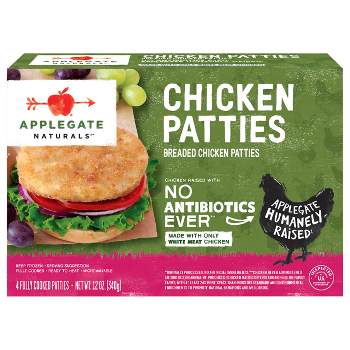 Applegate Chicken Patties - Frozen - 12oz