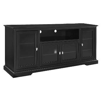 Glass Door Traditional Highboy TV Stand for TVs up to 80" - Saracina Home