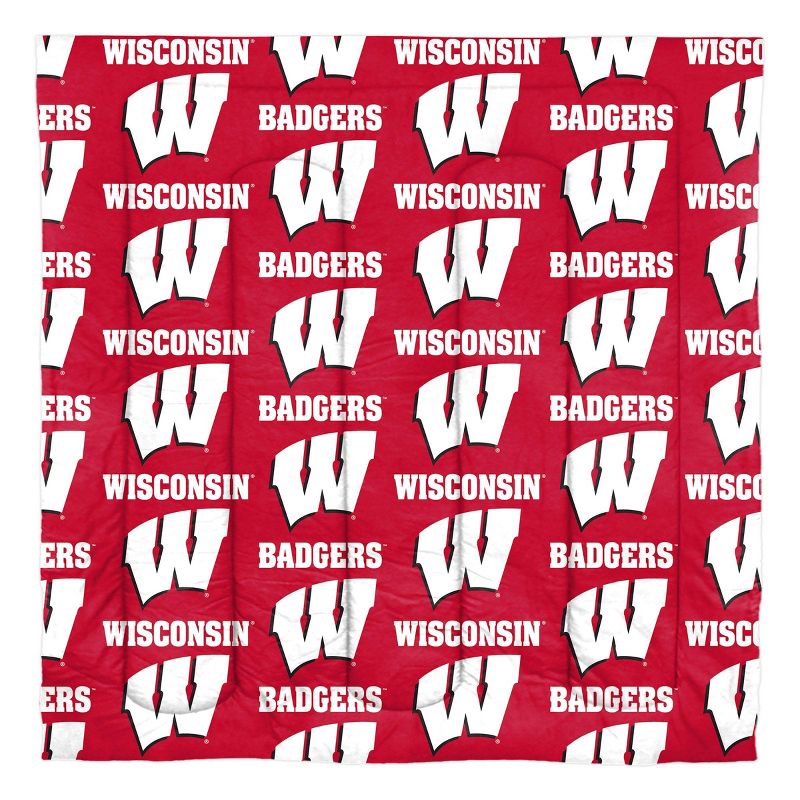NCAA Wisconsin Badgers Rotary Bed Set, 2 of 4