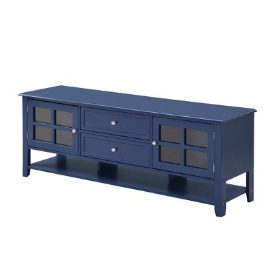 Target blue tv stand discount
