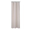 Flax Linen Like 240GSM Heavy Weight Fabric Shower Curtain for Bathroom - 2 of 4