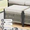 Buenhomino 7-Piece Wicker Patio Furniture Set – Sofa, Swivel Chairs, Armchairs & Ottomans, All-Weather Cushions & PE Rattan Frame - 4 of 4