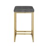 Meridian Furniture,Nicola Grey Velvet Stool, Set of 2 - 2 of 4