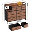 9 Drawer Dresser with Charging Station, Modern Chest of Drawers, Metal Frame Fabric Dresser TV Stand Storage Organizer for Bedroom - 2 of 4