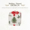 Spode Holiday Gift Box Ornament 2025 - Hand Painted Dolomite Christmas Ornament with Printed Year, Gift Box Figurine Holiday Décor - 3 of 4