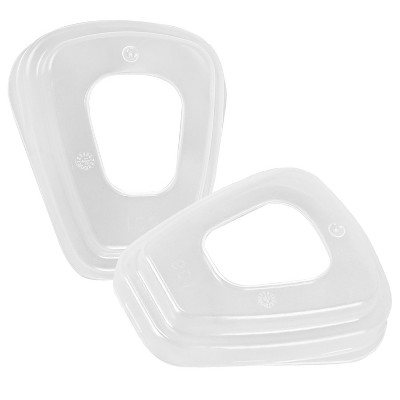 iMountek 2Pcs Filter Covers 6001 Organic Vapor Cartridge Cover Fit for T-Shape Filter Box White