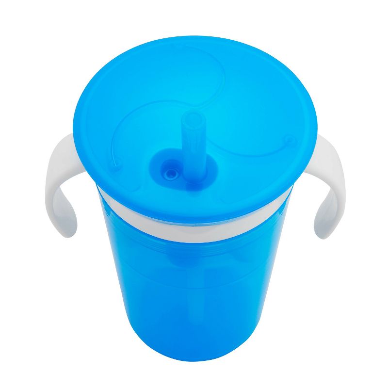 Munchkin SnackCatch &#38; Sip 2-in-1 Snack Catcher and Spill Proof Cup - Blue - 9 fl oz, 5 of 7