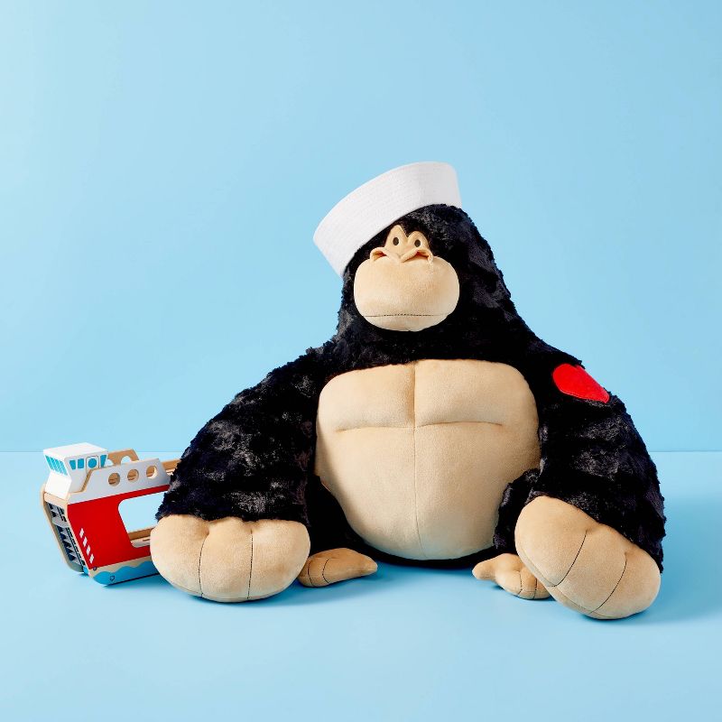 18&#39;&#39; Gorilla Stuffed Animal with Heart Accent - Gigglescape&#8482;, 2 of 5