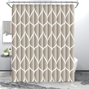 Ruso Weights Polyester Quick-Drying Shower Curtain - 1 of 4