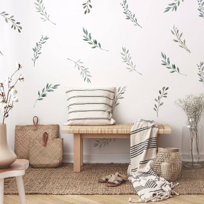 Floral Peel And Stick Giant Wall Decal - Roommates : Target