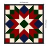 Amanti Art Christmas Barn Quilt IV by Victoria Barnes Framed Canvas Wall Art - 4 of 4