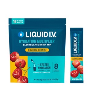Liquid I.v. Hydration Multiplier - Golden Cherry Electrolyte Powder Drink Mix 1 Pack (16 Servings) - 1 of 4