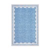 homfan Scalloped Washable Rug w/ Non-Slip Back - Modern Low-Pile Carpet for Living Room, Bedroom - 4 of 4