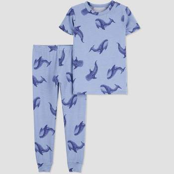 Carter's Just One You® Comfy Soft Toddler Boys' 2pc Sharks Pajama Set - Blue