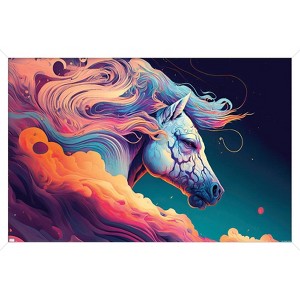 Trends International Wumples - Horse In The Sky Framed Wall Poster Prints - 1 of 4