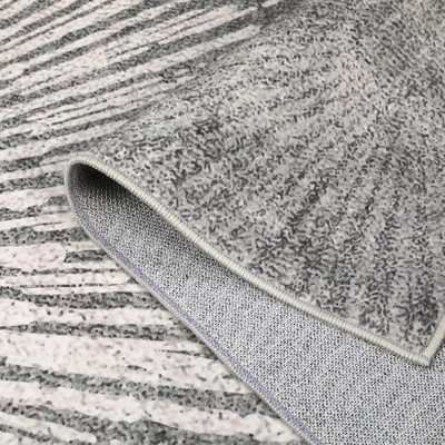 Garvee Modern Abstract Area Rug - Washable Low Pile Non-Slip, Non-Shedding Soft Carpet