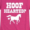 Girls' - Instant Message - Hoof Hearted Horse Fitted Short Sleeve Graphic T-Shirt - 2 of 4