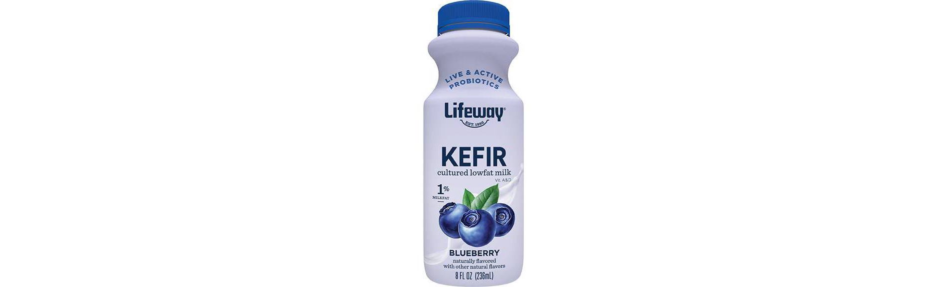 Lifeway Kefir Blueberry Low Fat Milk Smoothie - 8 fl oz