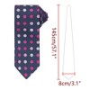 INSPIRE CHIC Men's Polka Dots Classic Pocket Square Tie Sets - 2 of 4