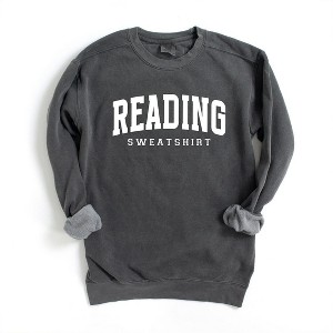 Simply Sage Market Women's  Garment Dyed Graphic Sweatshirt Reading Sweatshirt - 1 of 4