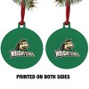 Wright State Primary Logo Aluminum Holiday Christmas Tree Ornament - 2 of 4