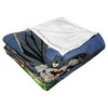 Warner Bros. Justice League Holiday Team Work Silk Touch Throw Blanket 50x60 Inches - 4 of 4