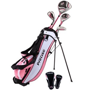 Precise X7 Junior Boys & Girls Complete Left Handed Golf Clubs Set for Children – 3 Age Groups - 1 of 4