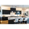 1-Light Cerasella Mini Pendant Matte Nickel Finish with Clear Glass Shade - EGLO: Adjustable, Dimmable Cone-Shaped Ceiling Fixture - 3 of 4
