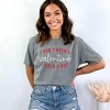 I Don't Need A Valentine, I Need A Nap - Women's Garment Dyed Graphic T-Shirt - 3 of 4