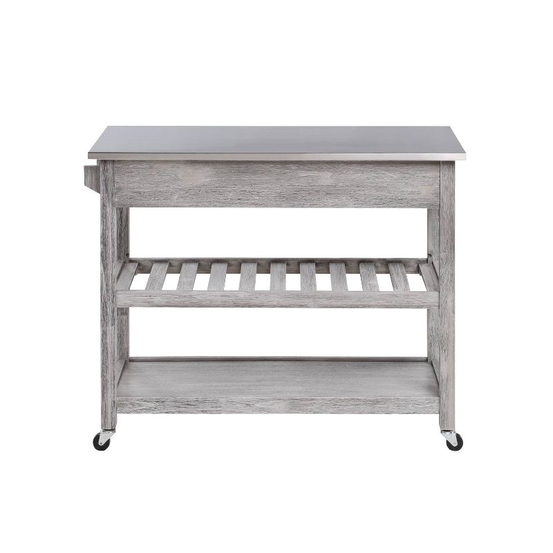 Sonoma Kitchen Cart with Stainless Steel Top  - Boraam, 3 of 12