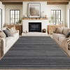TackView Rug Washable Runner Rugs Modern Stripes Area Rug for Entryway Hallway Bedroom Bedside Non Slip Stain Resistant - 4 of 4