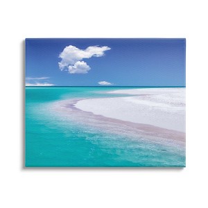 Stupell Industries Tropical Beach Shoreline Canvas Wall Art - 1 of 4