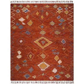 Safavieh EZC761A-8R Easy Care Hand Hooked Round Rug, Multi Color & Red - 8  x 8 ft., 1 - Kroger