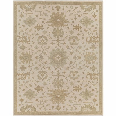 Hauteloom Hazen 1197 Hand Tufted Light Beige Wool Rug