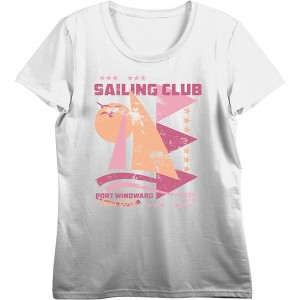 Sailing Club Vintage-Inspired Adult Crew Neck Short Sleeve Tee - 1 of 3