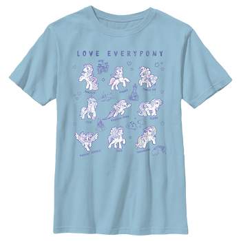 Boy's My Little Pony: Friendship is Magic Generations Love Everypony Generation T-Shirt