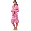 Casual Nights Women's Fleece Long Sleeve Plush Robe - 2 of 3