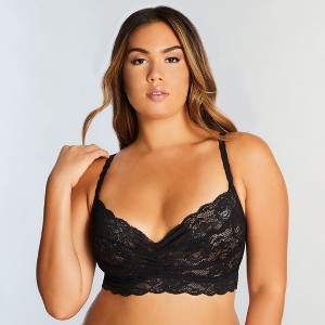 Cosabella Women's Never Say Never Sweetie Bralette in Black, Size Medium - 1 of 3