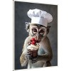 Amanti Art The Vervet Pastry Chef by Mowzu  Framed Canvas Wall Art - 2 of 4